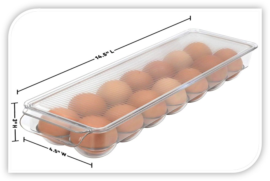 14 Section Acrylic Egg Box