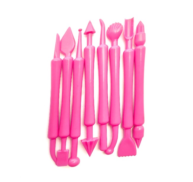 8 Pcs Fondant Cake Decorative Tool Set