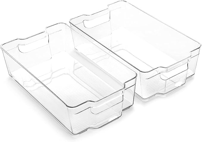 Large Acrylic Fridge Tray Pack of 2