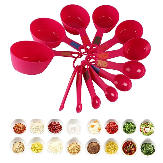 12 Pcs Measuring Cup and Spoon Set