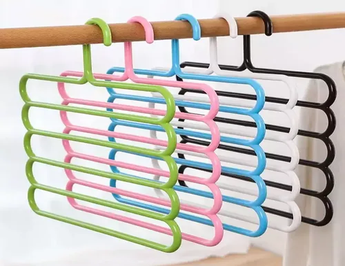 5 Layer Plastic Pant Hanger — Small