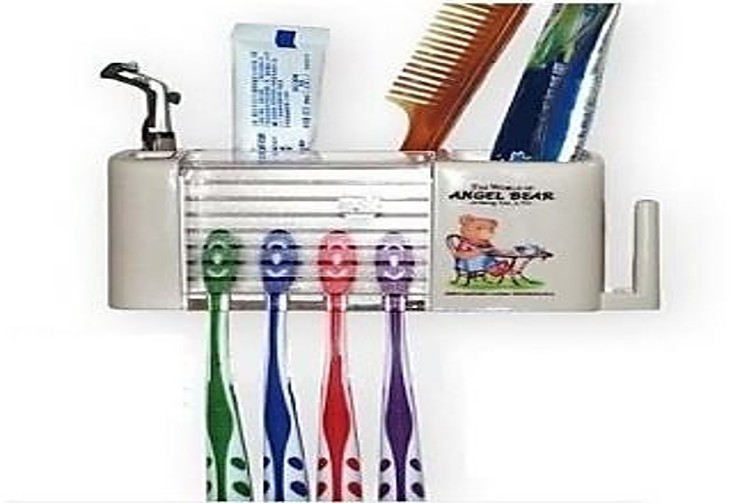 Angel Bear Toothbrush Holder